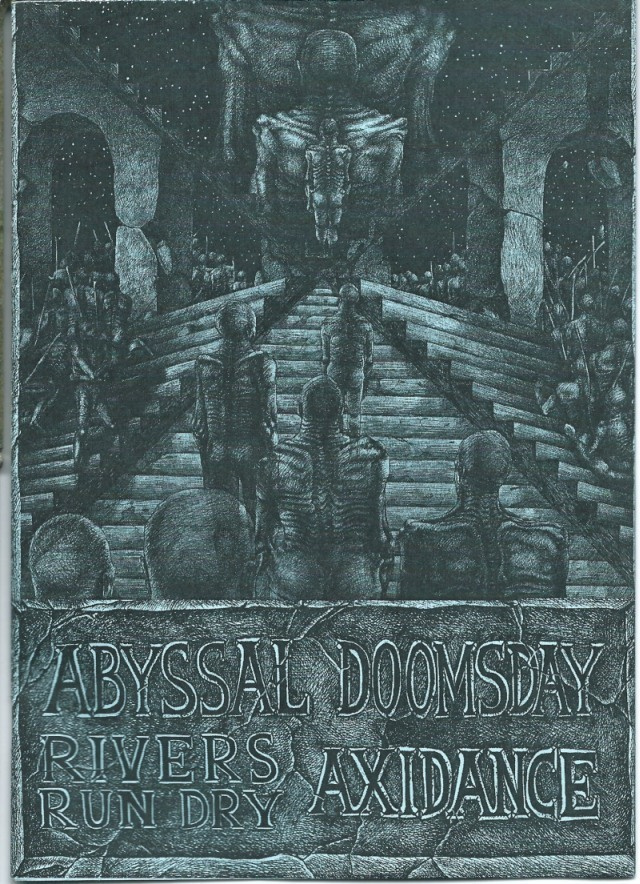 Abyssal, Doomsday, Rivers run dry, Axidance numeroitu cd-lev