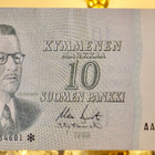 10 mk 1963 * Tähti Litta A AA-sarja HYVÄ Lähes Sileä - pikkukuva 2