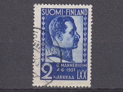 1937 Lape 203 Sotamarsalkka Mannerheim 70 v.