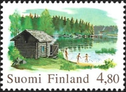 1999 Kuvamerkki Sauna 4,80 mk xX  ** LaPe 1479 a)