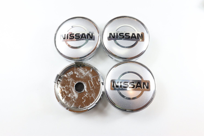 Nissan vannekeskiöt – Kromi-Hopea – 60mm (4kpl s