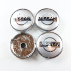 Nissan vannekeskiöt – Kromi-Hopea – 60mm (4kpl s - pikkukuva 1