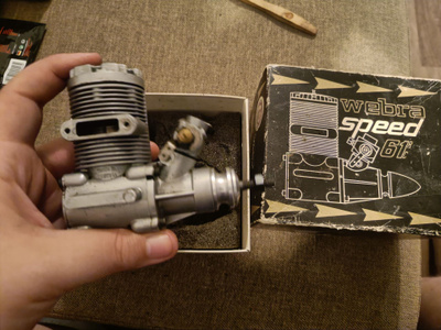 Webra Speed 61 rc moottori