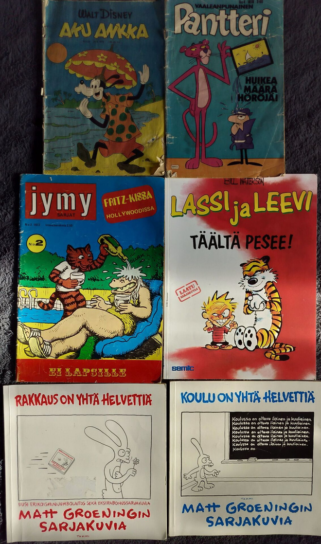 Suomenkielisiä sarjakuvia