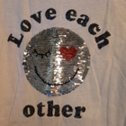 Love each other paita kääntöpaljetein - pikkukuva 3