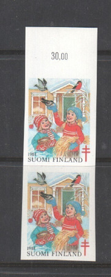 Tub joulumerkki 1984  hammastamaton pari