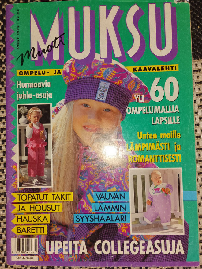 Muoti muksu syksy 1992