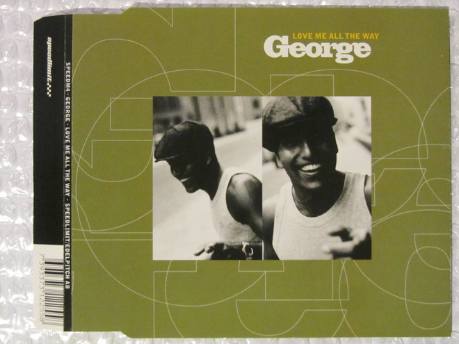 George • Love Me All The Way PROMO CD Maxi-Single