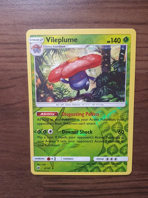 Pokemon Vileplume 6/147 Reverse holo Rare