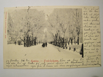 VANHA Postikortti Hamina HUIPPUKUNTO 1902