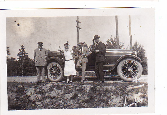 VANHA Valokuva UPEA Auto 1926 6 x 9 cm