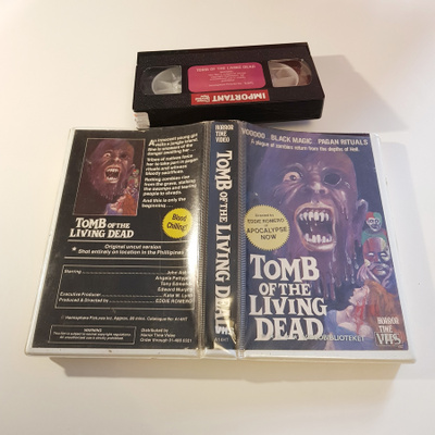 Tomb of the Living Dead VHS pre-cert UK