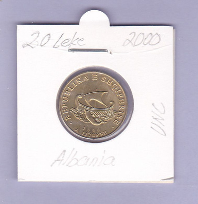 Albania 20 Leke v.2000 UNC KM#78