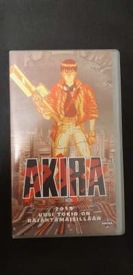 AKIRA VHS 1996 Manga Video / Castle Communications – SUOMI