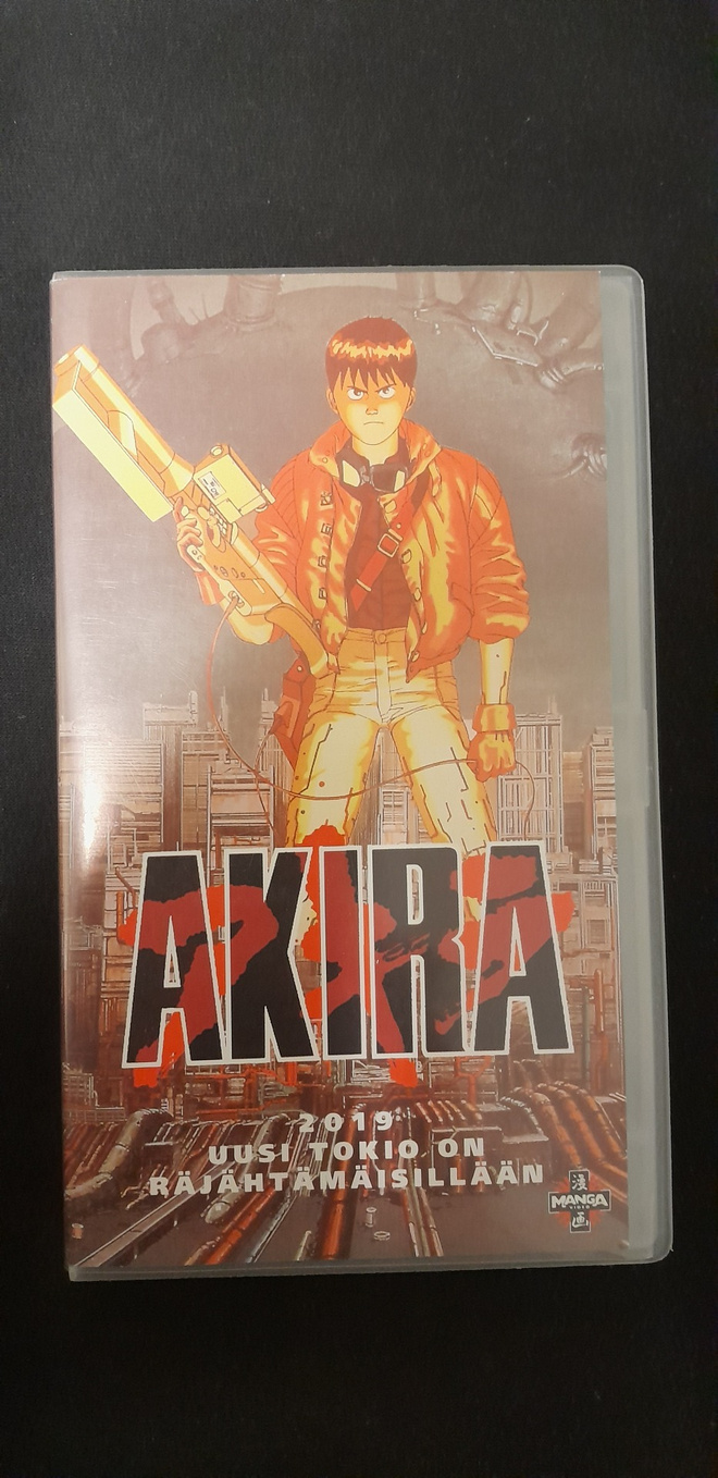 AKIRA VHS 1996 Manga Video / Castle Communications – SUOMI
