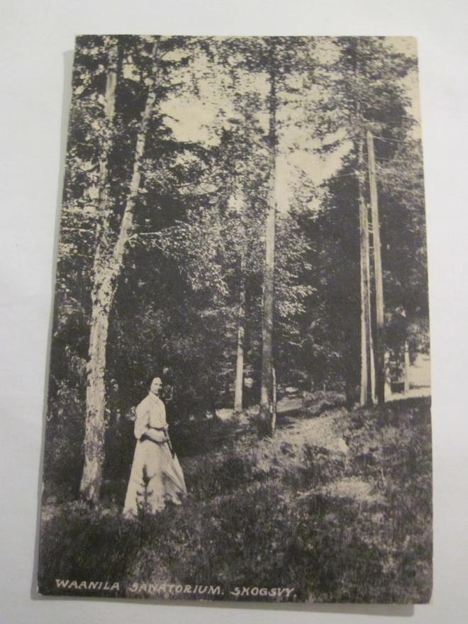 VANHA Postikortti Lohja Vaanila numeroleima 297 1909