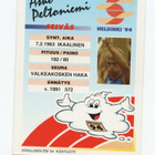 Purkkakuva EM Helsinki'94 Asko Peltoniemi Purukumikuva - pikkukuva 2