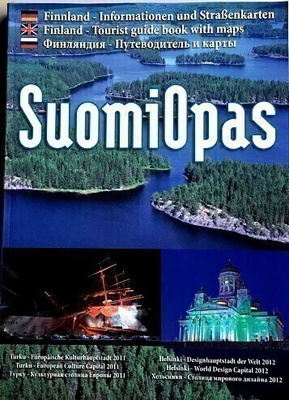 Suomi opas Finland tourist guide book with maps