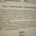 7" EP : Olli Pariola : Unohtumaton ilta  ( 1960 ) - pikkukuva 4