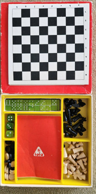 Vintage shakki Tammi Mylly Domino ja Norat