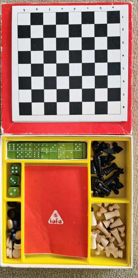 Vintage shakki Tammi Mylly Domino ja Norat