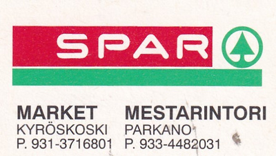 Kyröskoski, Market, Parkano ,  Mestarintori  , SPAR  b588