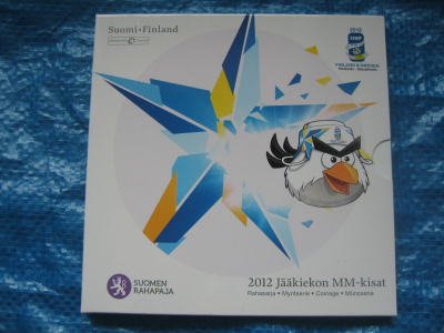 Suomi euro rahasarja 1c-2e BU - 2012 / Jääkiekon MM-kisat
