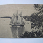 VANHA Postikortti Pellinki Porvoo Laiva 1920 - pikkukuva 1