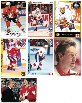 7 x WAYNE GRETZKY Team CANADA