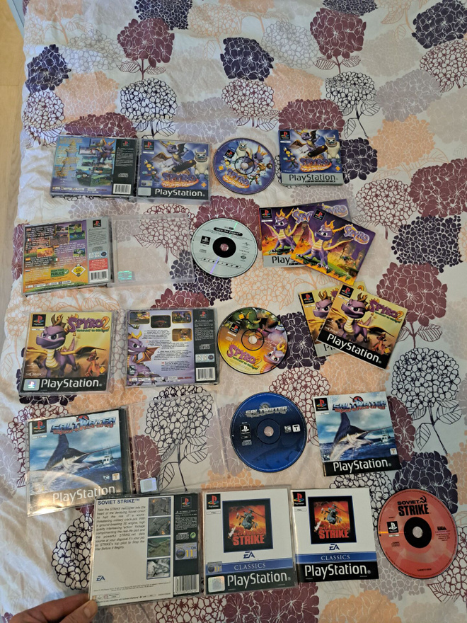 Ps1 pelit 5kpl
