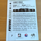 2007-08 Between The Pipes #7 Carey Price - pikkukuva 2