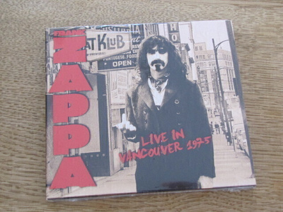 Frank Zappa Live in Vancouver 1975 2x cd muoveissa