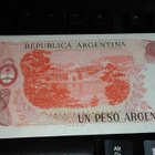 Argentiina 1 Peso 1983-84 P311A UNC - pikkukuva 2
