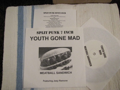 Youth Gone Mad 7 45 feat Joey Ramone Cheetah Chrome Ramones