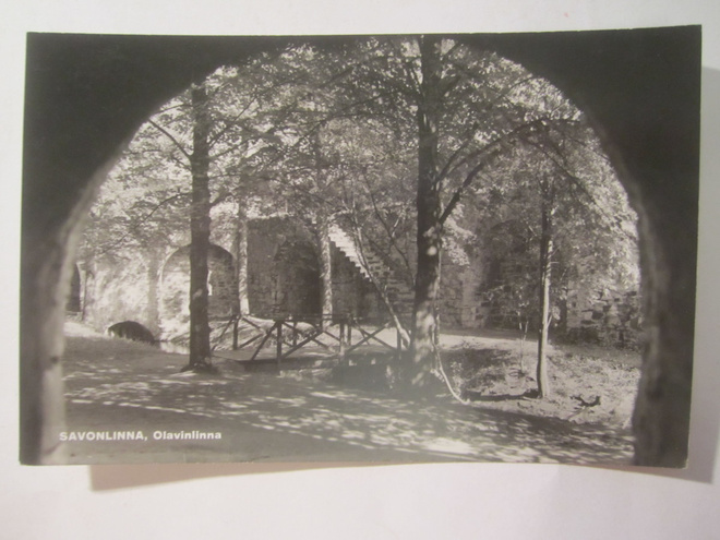 VANHA Postikortti Savonlinna 1930-l Alkup.Mallikappale