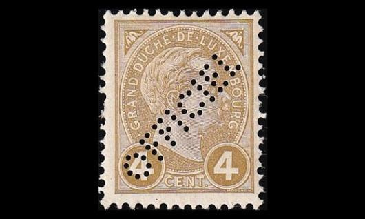 Luxemburg 64 * Virkamerkki läviste 4 C (1899)
