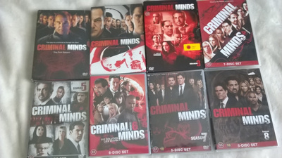 criminal minds - kaudet 1-8 (46dvd)