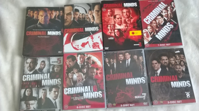 criminal minds - kaudet 1-8 (46dvd)