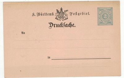 Württemberg Mi DRP 6 +