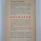 Gunnar Johansson : Soldater : frontbrev 1940-1942 - pikkukuva 2