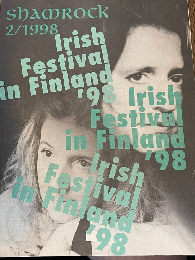 Shamrock -lehti nimikirjoituksilla