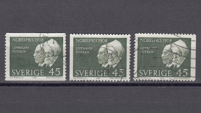 Ruotsi 1968 Fa 648 A ja B Gabriel Lippman ja Rudolf Eucken