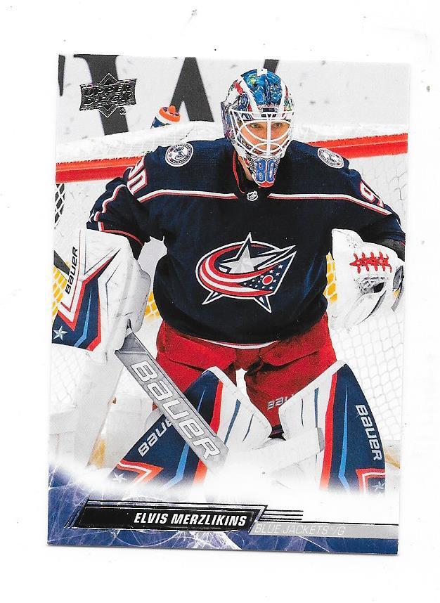 2022-23 Upper Deck #53 Elvis Merzlikins Columbus  MV