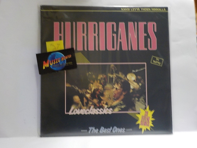 HURRIGANES - THE BEST ONES M-/EX+ SUOMI 1990 2LP