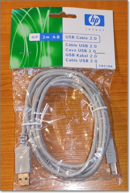 HP USB 2.0 - USB A - USB B - esim. tulostinkaapeli #29544