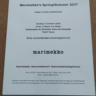 Marimekko MUOTINÄYTÖS Kevät 2017 Troija Katsuji Wakisaka - pikkukuva 2