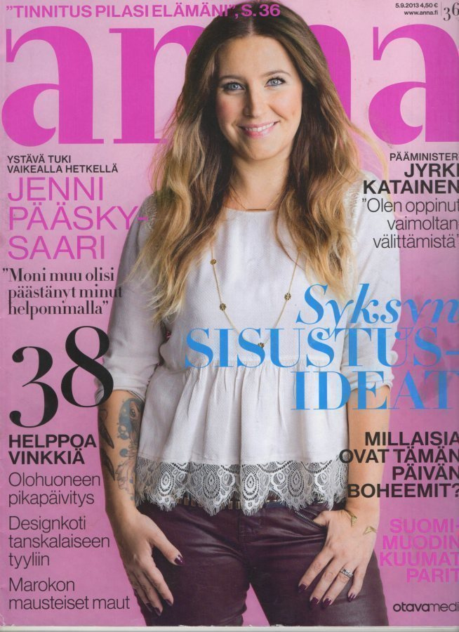 Anna n:o 36 2013 Jenni. Jari. Karoliina. Jyrki Katainen.