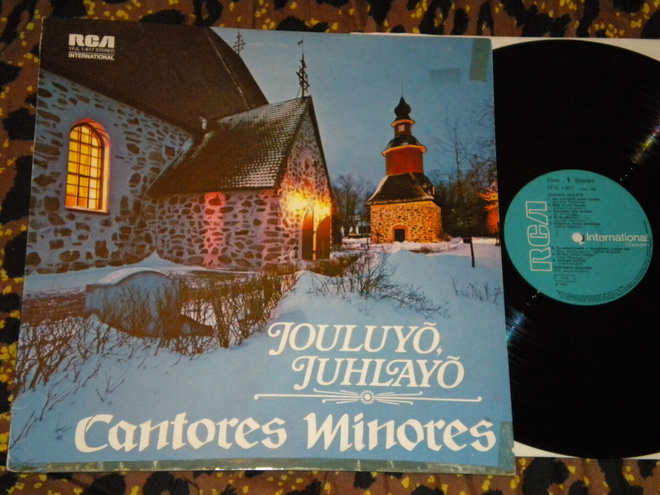 CANTORES MINORES - jouluyö Juhlayö - LP 1973 MINT-