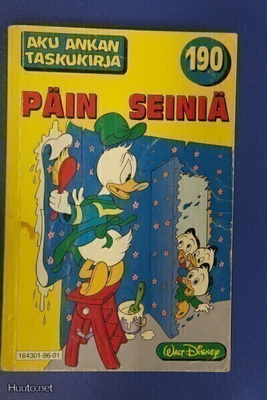 Aku Ankan taskukirja N:o 190. Päin seiniä.