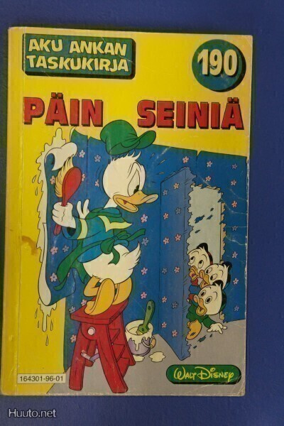 Aku Ankan taskukirja N:o 190. Päin seiniä.